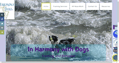 Desktop Screenshot of inharmonywithdogs.com